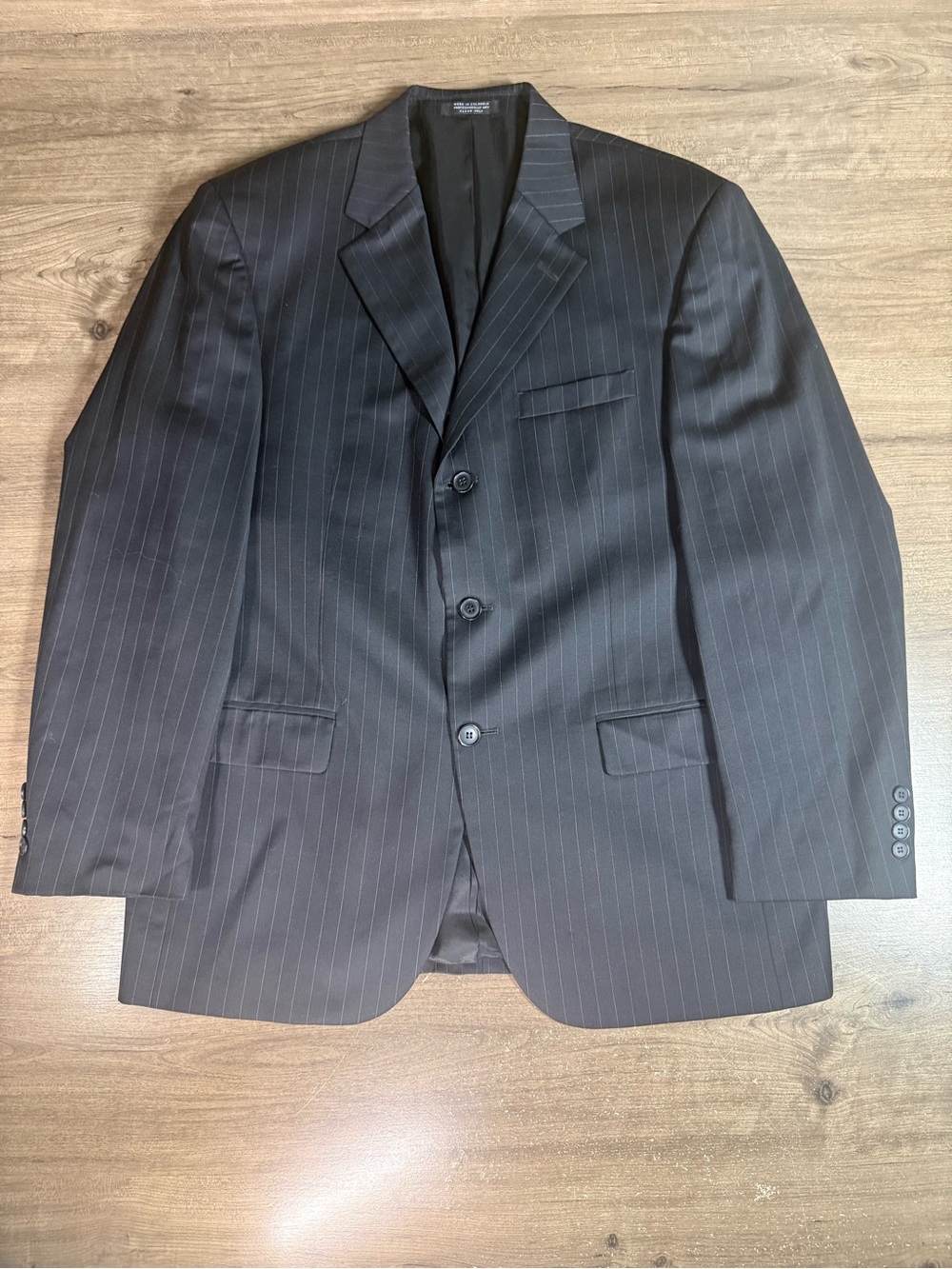 Vintage Museo Ruffini Italy 100% Wool Three Button Mens Blazer Sports Coat 42R